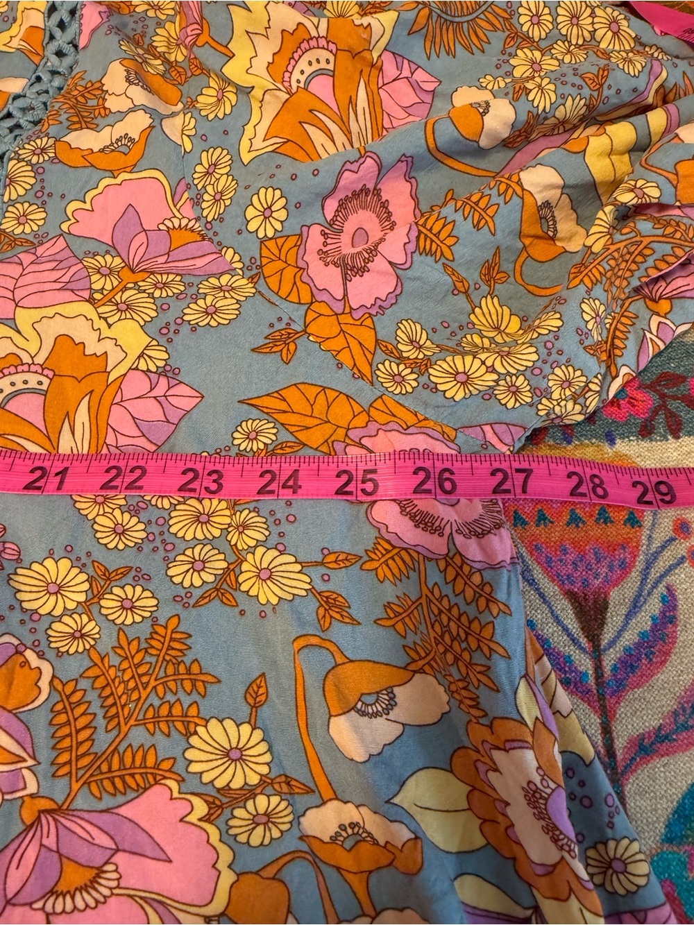 Rusttydustty 3XL Floral V-Neck Dress Flowy Boho Western Hippy Cute Comfy - Picture 10 of 17